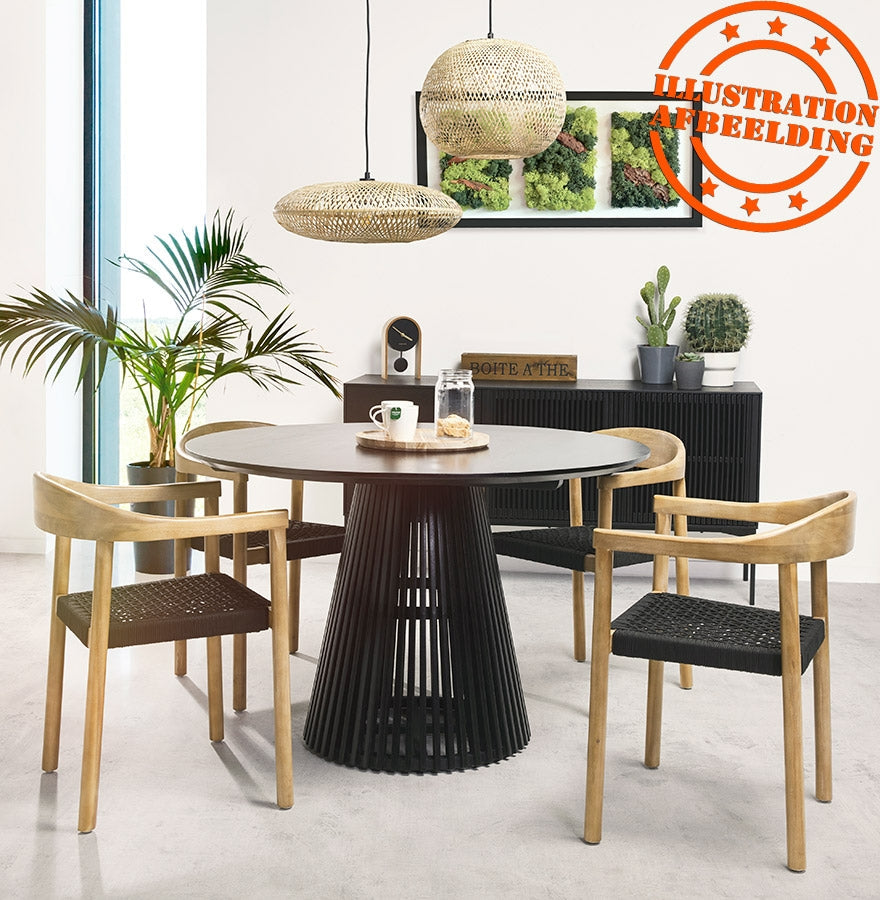 Noxara | Luxe opbergmeubel van zwart hout – stijlvol en functioneel-OfficeKing