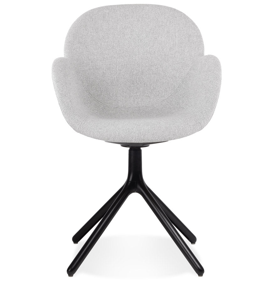 Lunara | Luxe fauteuil met armleuningen – stijlvol comfort in lichtgrijs