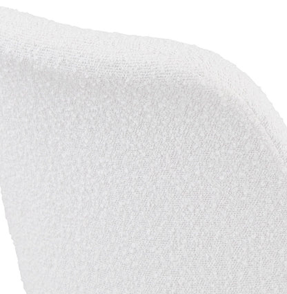 Alurelle | Luxe badstof stoel met zwarte poten-OfficeKing