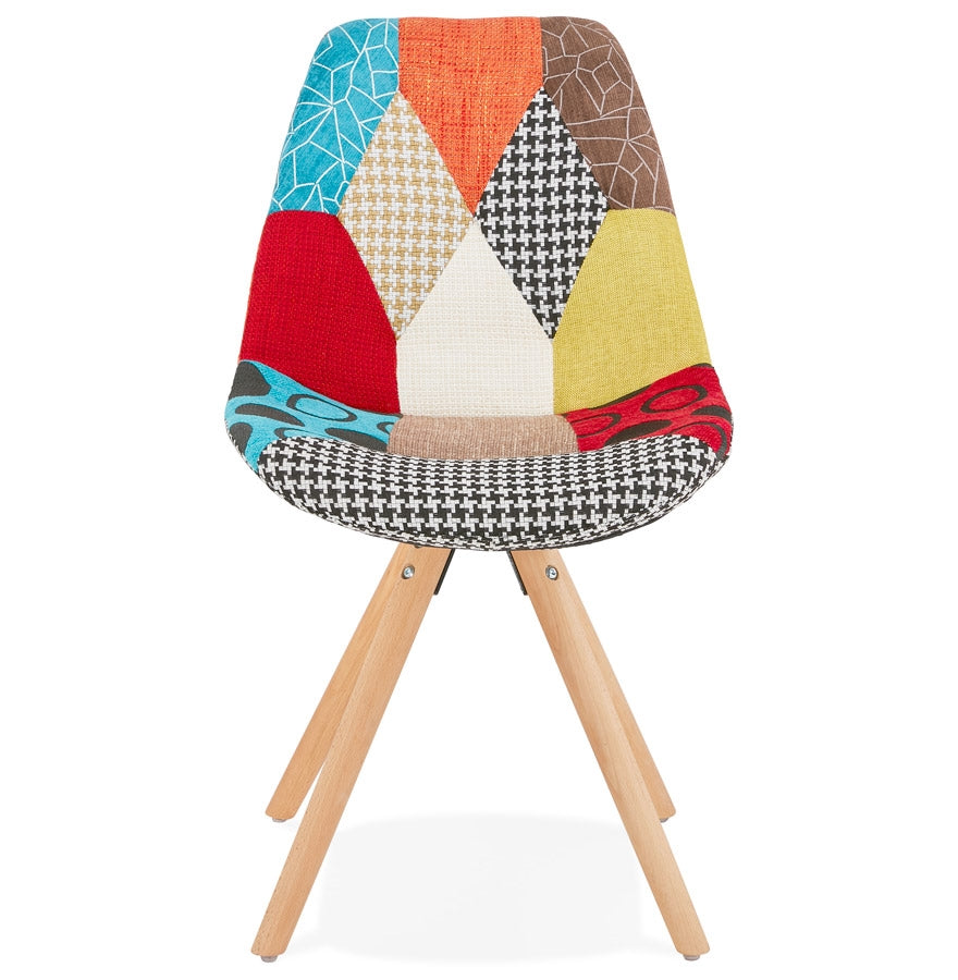 Lunara | Luxe designstoel met patchworkstof-OfficeKing