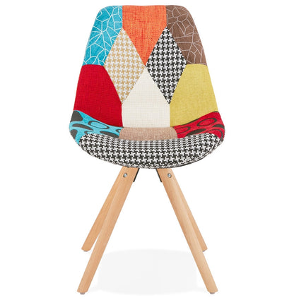 Lunara | Luxe designstoel met patchworkstof-OfficeKing