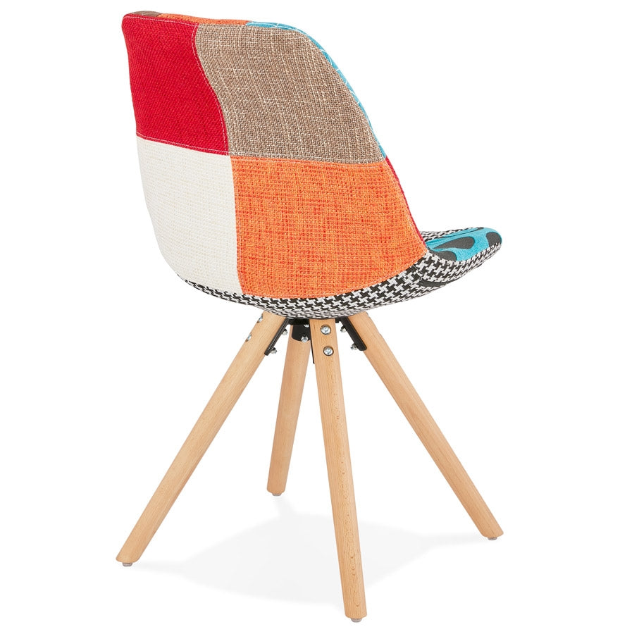 Lunara | Luxe designstoel met patchworkstof-OfficeKing