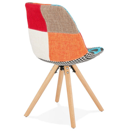 Lunara | Luxe designstoel met patchworkstof-OfficeKing