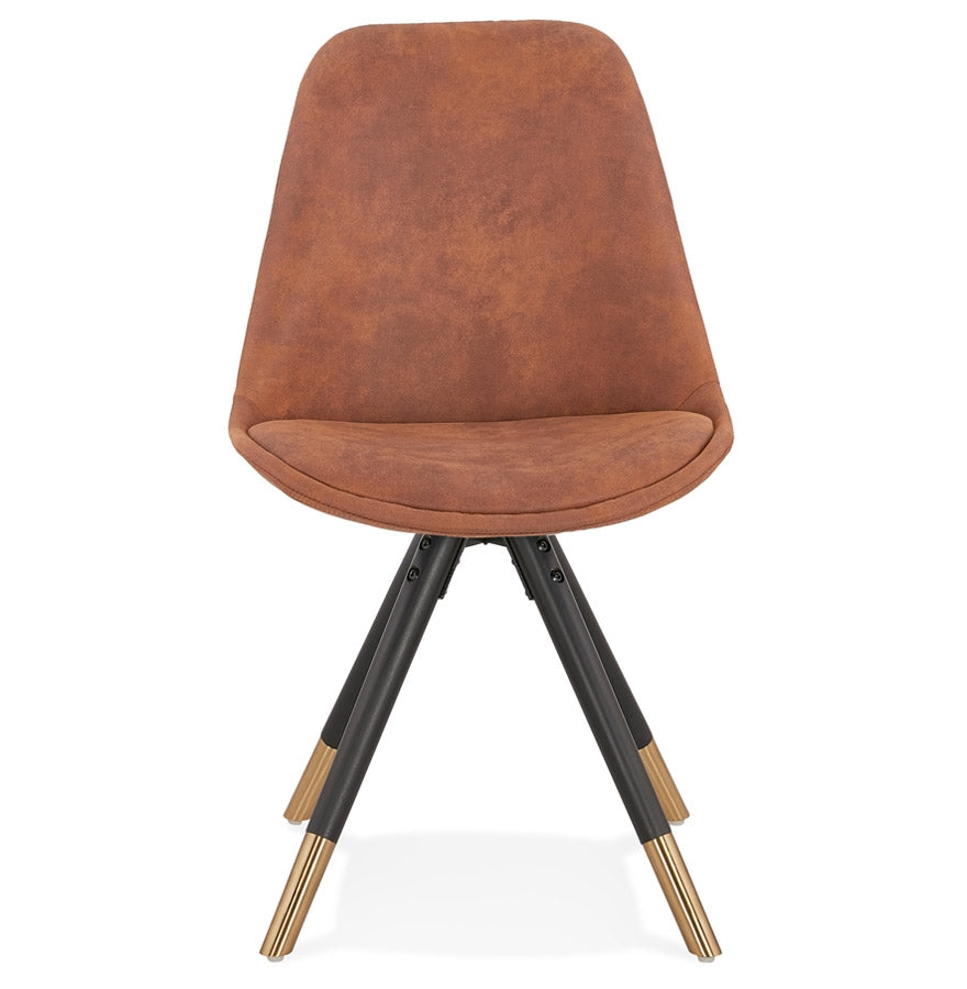 Mirelle | Luxe fauteuil in bruin microvezel – elegant en stijlvol-OfficeKing