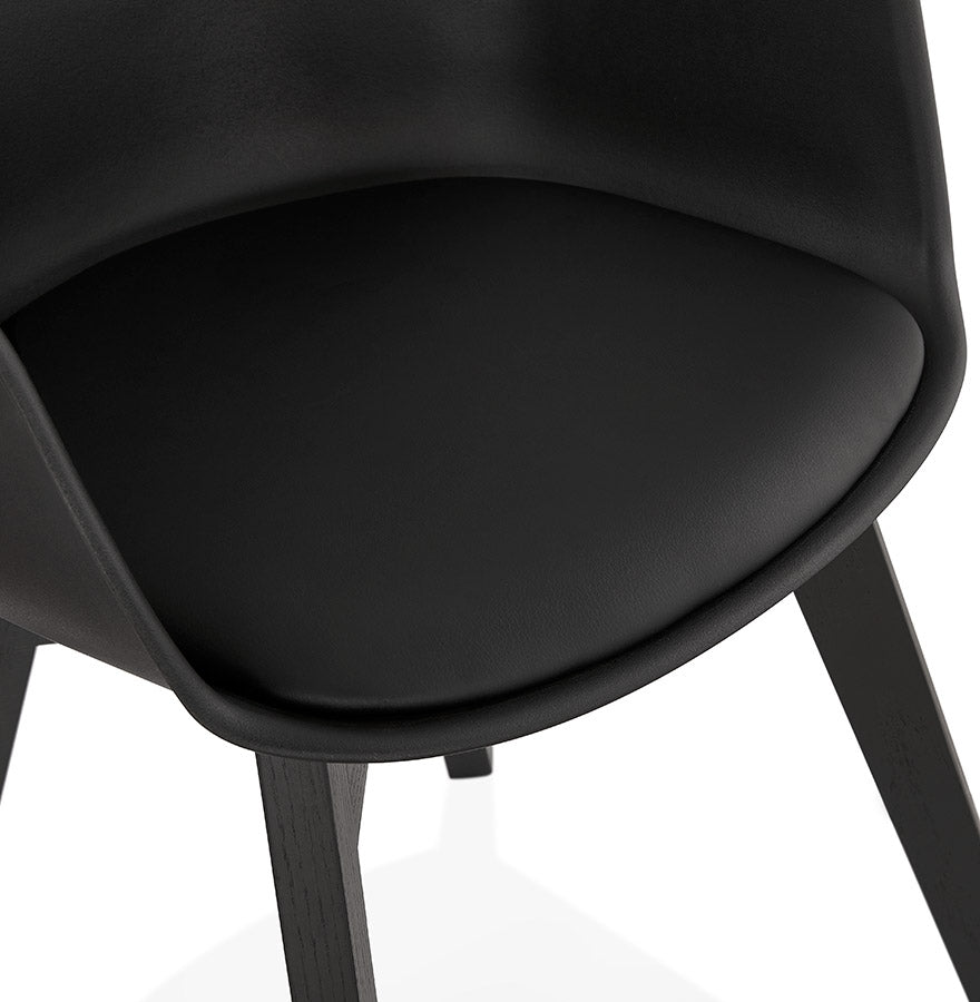 Aurelia | Luxe fauteuil met armleuningen – elegant zwart design-OfficeKing