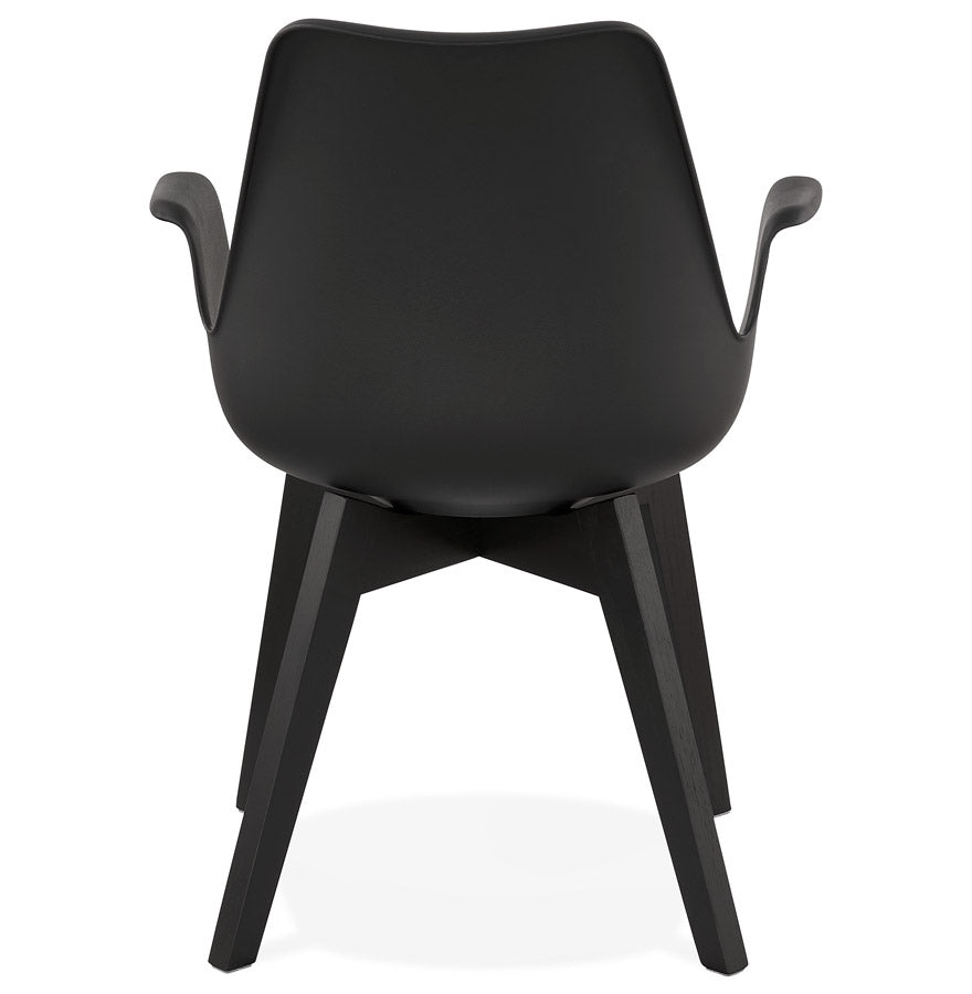 Aurelia | Luxe fauteuil met armleuningen – elegant zwart design-OfficeKing