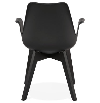Aurelia | Luxe fauteuil met armleuningen – elegant zwart design-OfficeKing