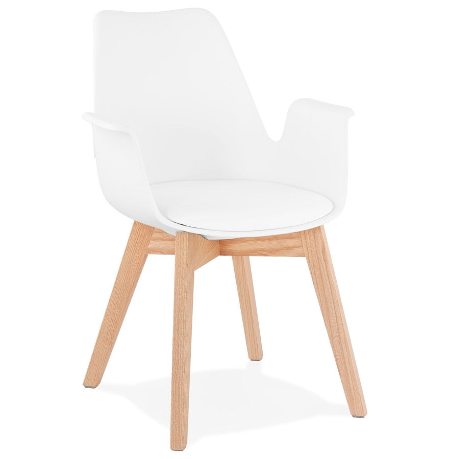 Nordica | Elegante fauteuil met armleuningen – Scandinavisch design – pure luxe