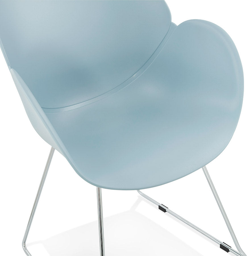 Nobelle | Luxe kunststof stoel in elegant blauw