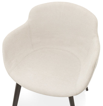 Luxeva | Beige Armstoel 'Negroni' – Elegant design, ultieme comfort-OfficeKing