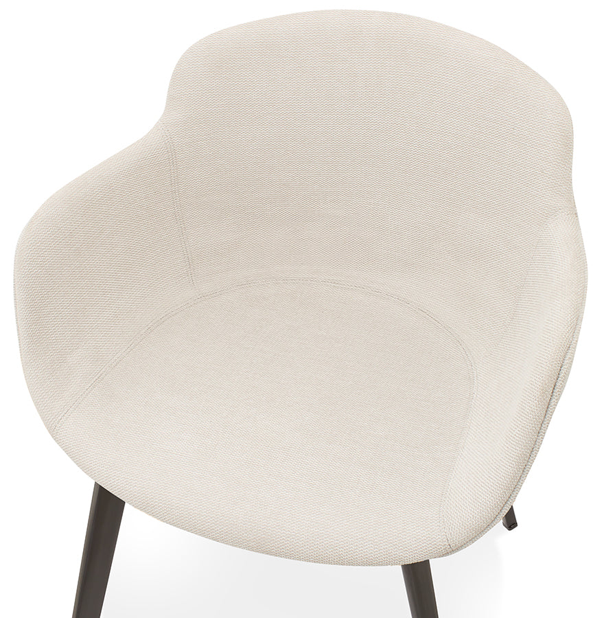 Luxeva | Beige Armstoel 'Negroni' – Elegant design, ultieme comfort