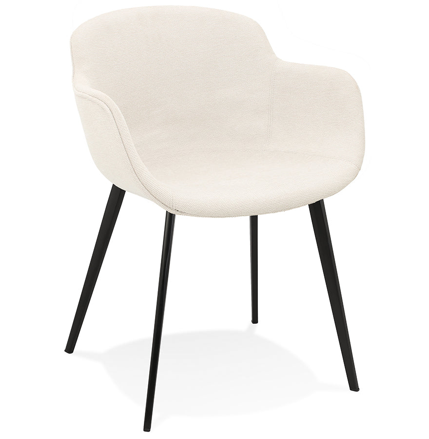 Luxeva | Beige Armstoel 'Negroni' – Elegant design, ultieme comfort