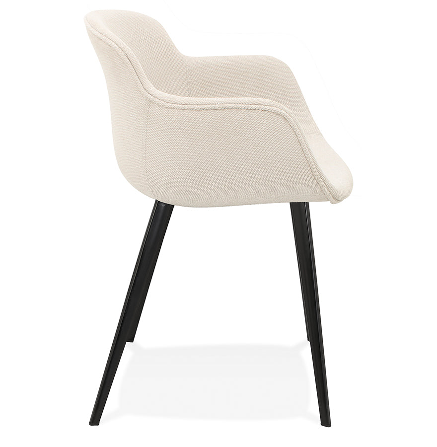 Luxeva | Beige Armstoel 'Negroni' – Elegant design, ultieme comfort