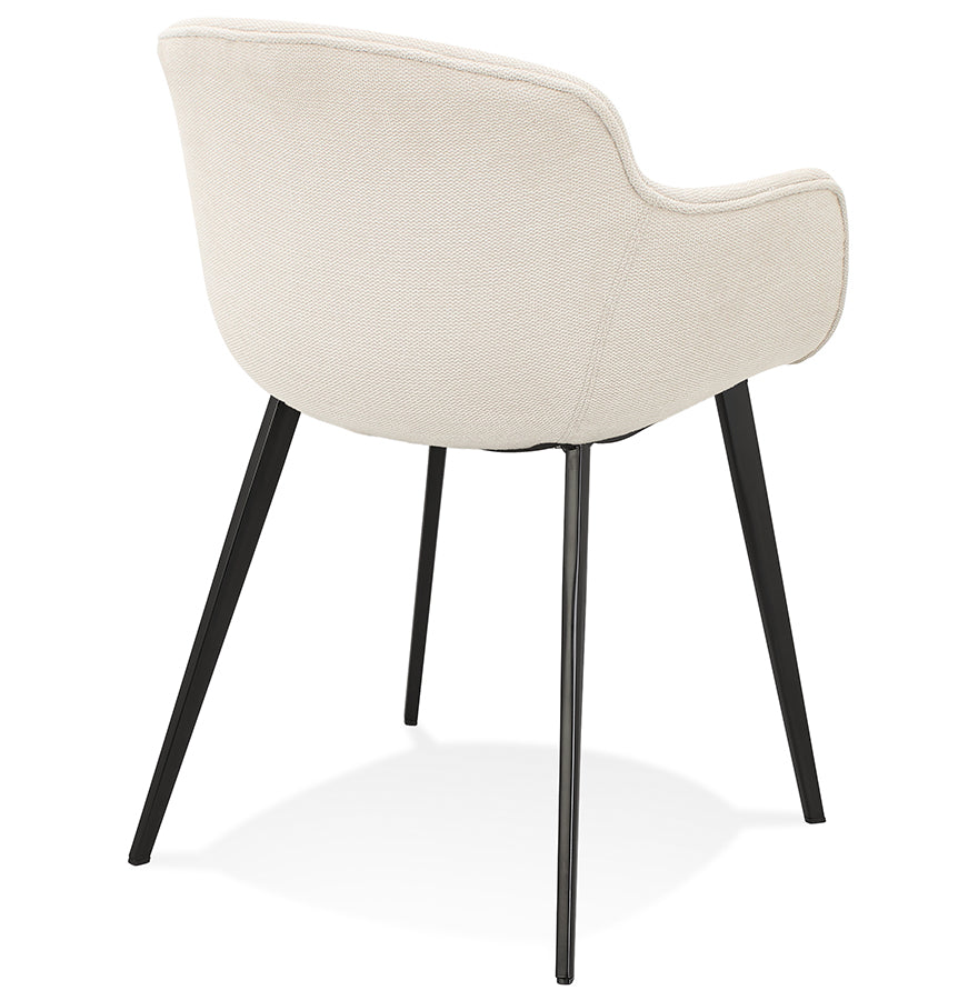 Luxeva | Beige Armstoel 'Negroni' – Elegant design, ultieme comfort