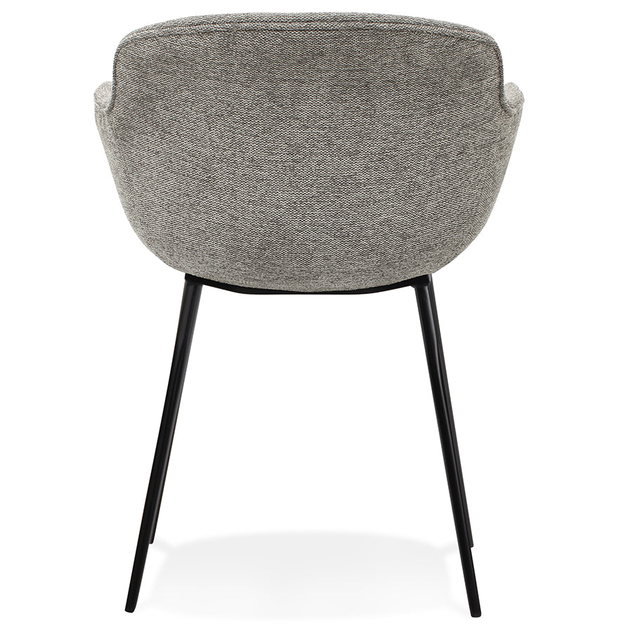 Nerovia | Donkergrijze fauteuil met luxe armleuningen – elegant en comfortabel
