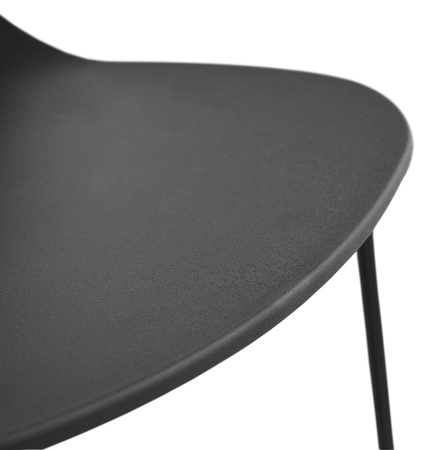 Nerovia | Luxe zwarte design stoel – stevig en stijlvol-OfficeKing
