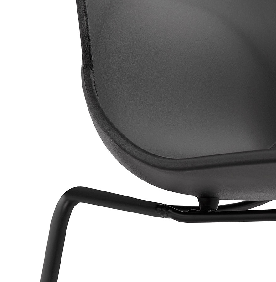 Nerovia | Luxe zwarte design stoel – stevig en stijlvol-OfficeKing
