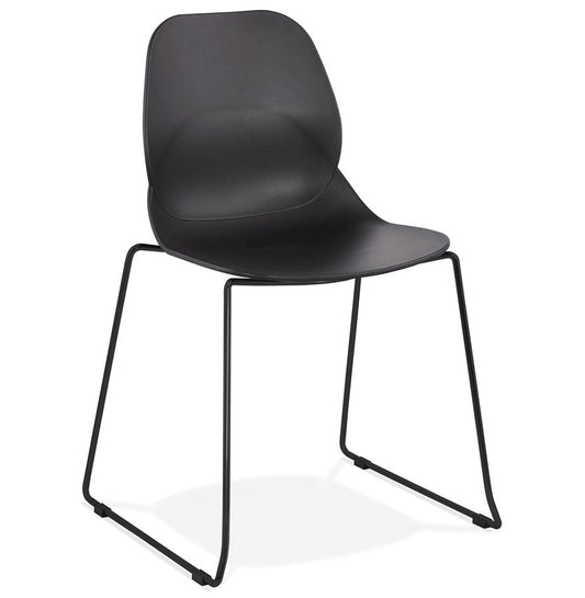 Nerovia | Luxe zwarte design stoel – stevig en stijlvol-OfficeKing