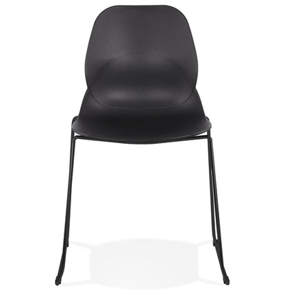 Nerovia | Luxe zwarte design stoel – stevig en stijlvol-OfficeKing