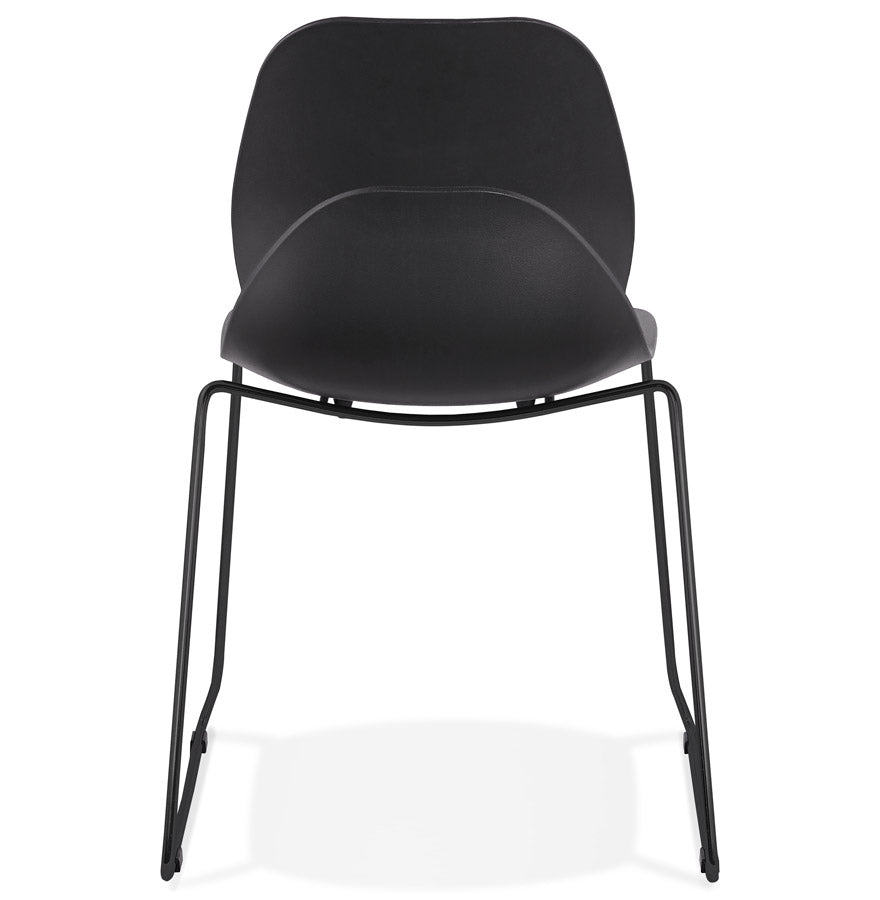 Nerovia | Luxe zwarte design stoel – stevig en stijlvol-OfficeKing