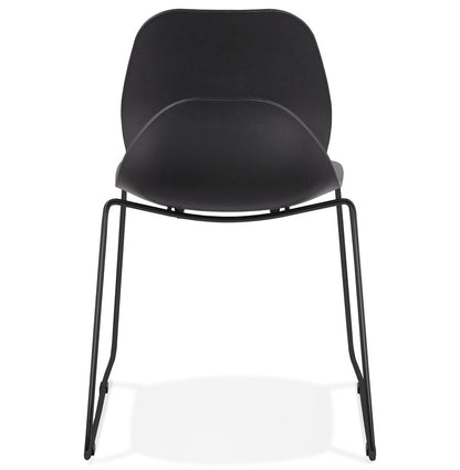Nerovia | Luxe zwarte design stoel – stevig en stijlvol-OfficeKing