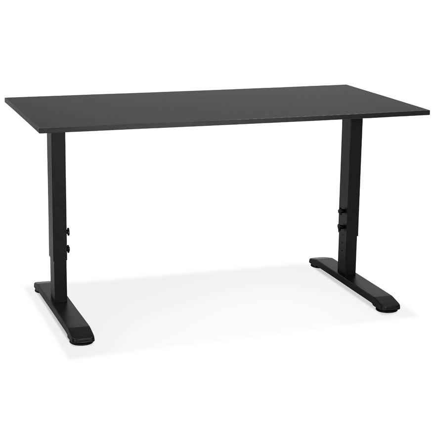 Veridien | Verstelbaar zwart bureau – elegant en functioneel