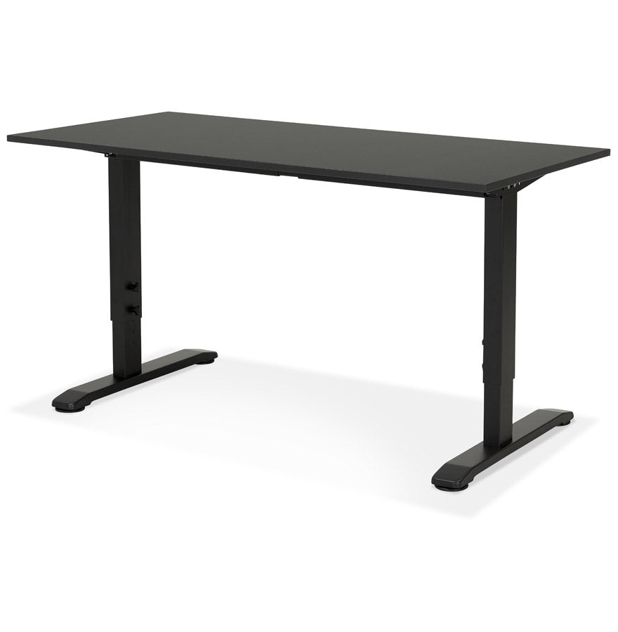 Veridien | Verstelbaar zwart bureau – elegant en functioneel-OfficeKing