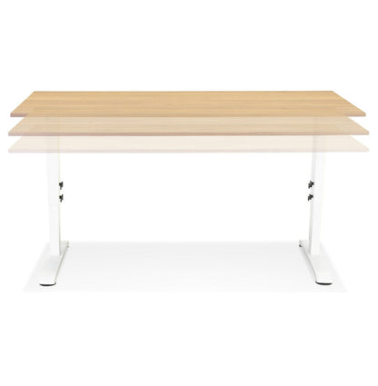 Altrua | Verstelbaar bureau van hout en metaal – stijlvol en functioneel-OfficeKing