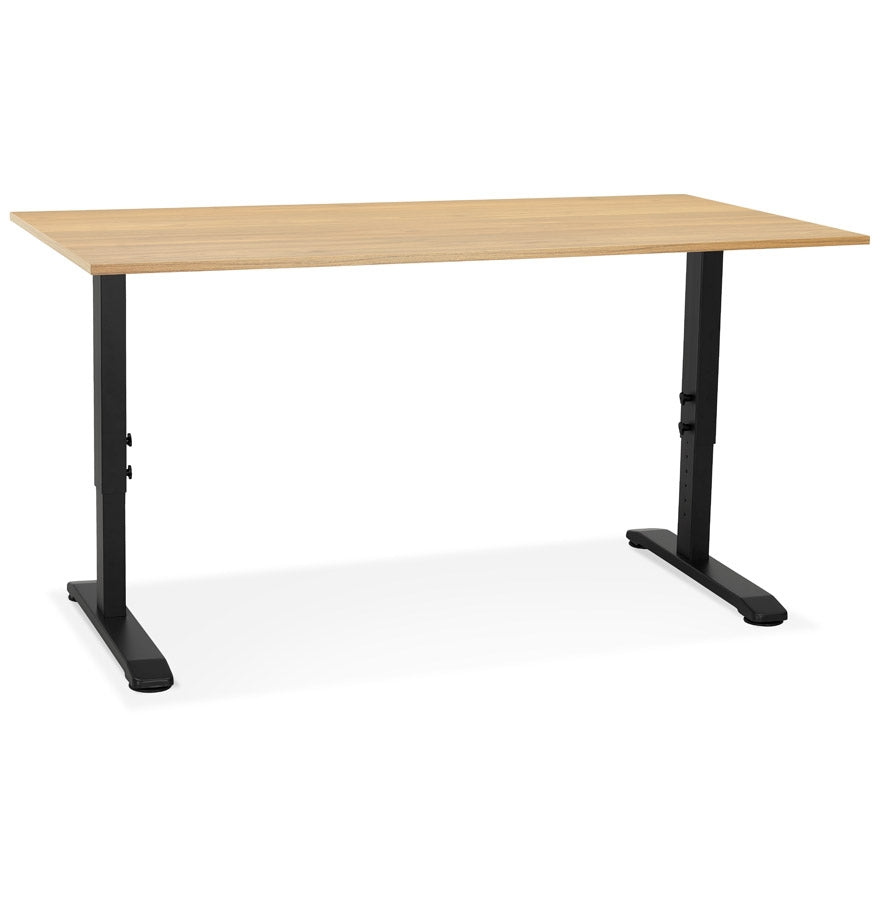 Arborelle | Verstelbaar bureau van hout en metaal – elegant en functioneel-OfficeKing