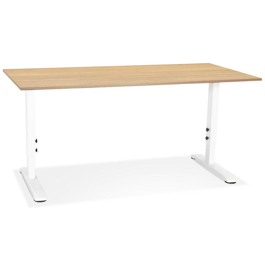 Altrua | Verstelbaar bureau van hout en metaal – stijlvol en duurzaam-OfficeKing