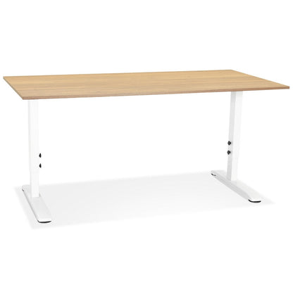 Altrua | Verstelbaar bureau van hout en metaal – stijlvol en duurzaam-OfficeKing