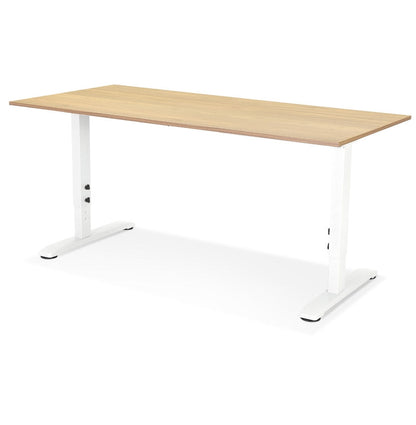 Altrua | Verstelbaar bureau van hout en metaal – stijlvol en duurzaam-OfficeKing