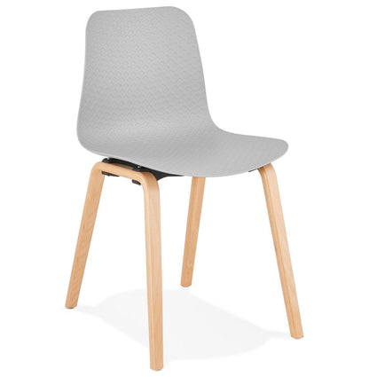 Nordaluxe | Scandinavische stoel – elegant design met natuurlijke houten poten