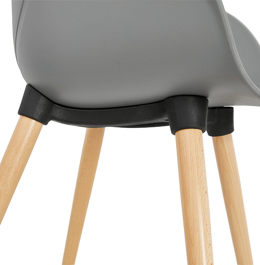 Nordara | Elegante stoel met houten poten - Scandinavisch design