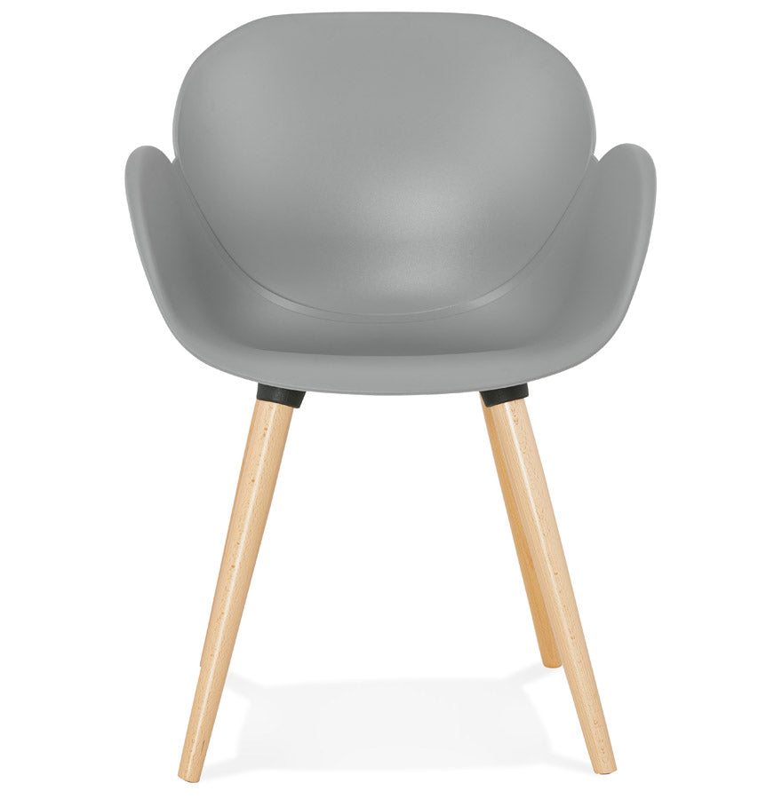 Nordara | Elegante stoel met houten poten - Scandinavisch design