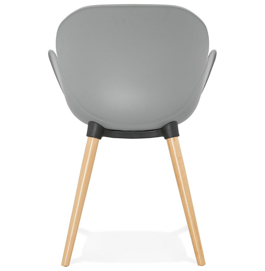Nordara | Elegante stoel met houten poten - Scandinavisch design