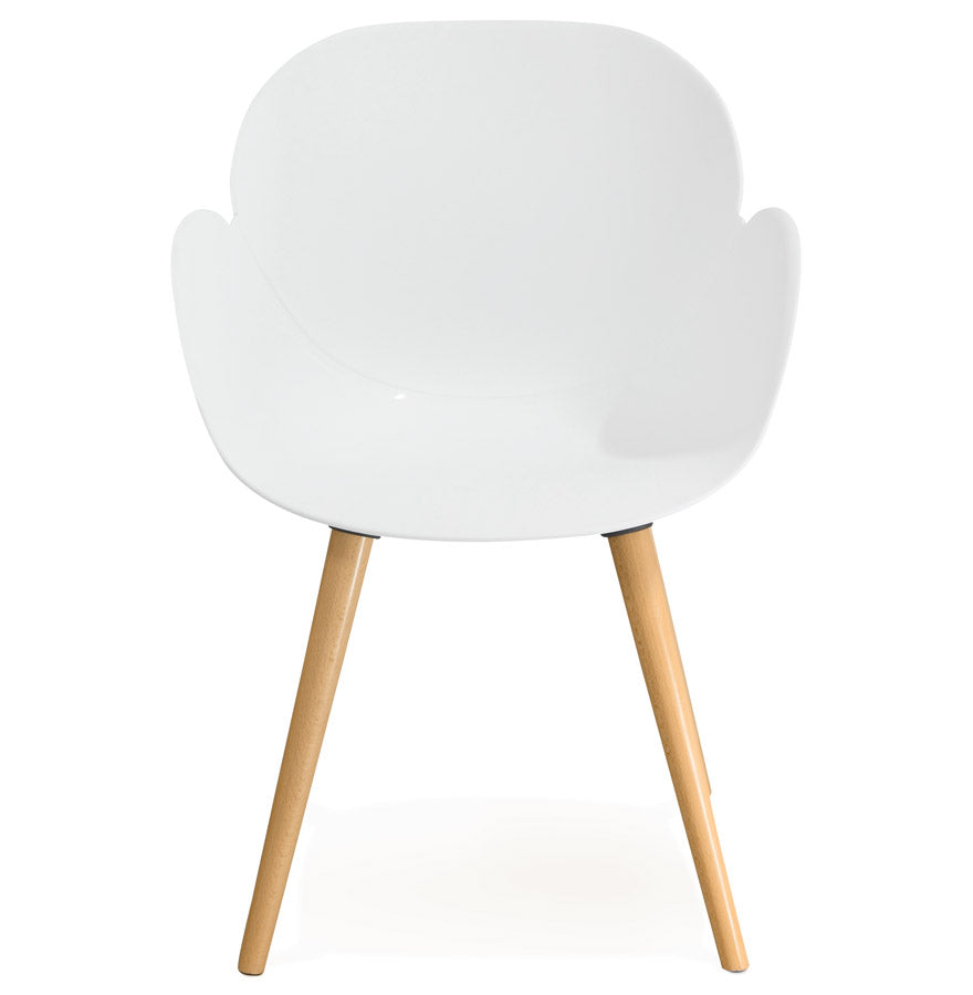 Nordique | Elegante stoel met Scandinavisch design – comfortabele houten poten