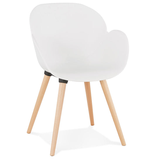 Nordique | Elegante stoel met Scandinavisch design – comfortabele houten poten-OfficeKing