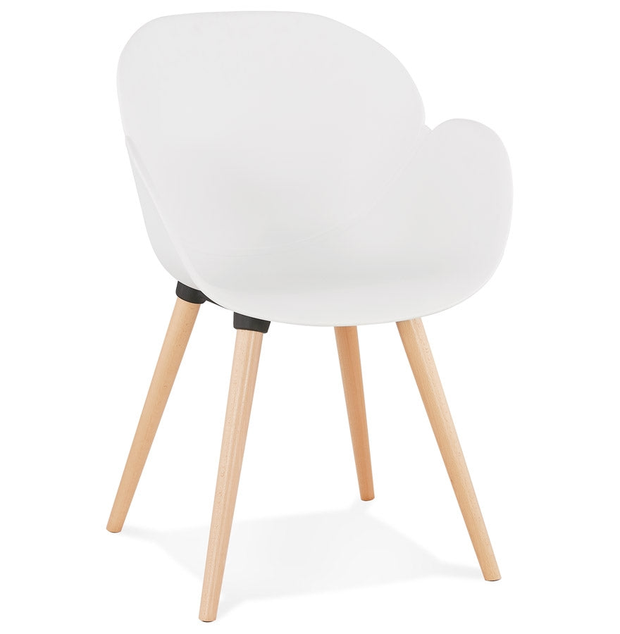 Nordique | Elegante stoel met Scandinavisch design – comfortabele houten poten