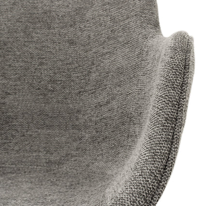 Nobelle | Luxe armstoel in donkergrijs – natuurlijk hout-OfficeKing
