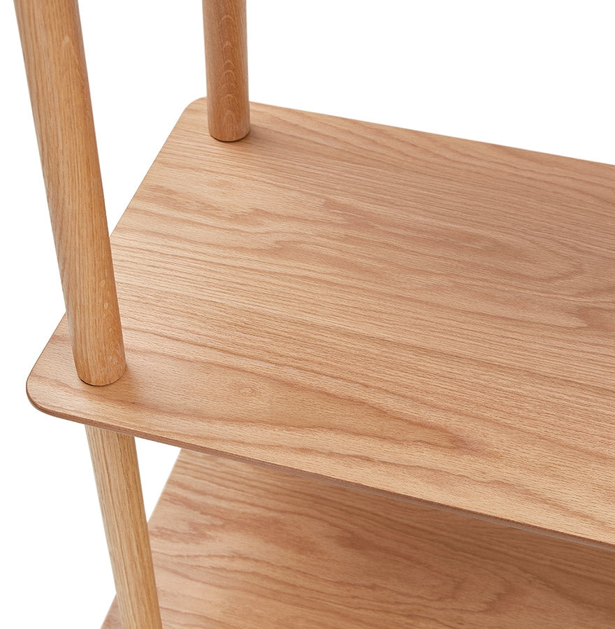 Lunara | Elegante houten wandrek – natuurlijke afwerking-OfficeKing