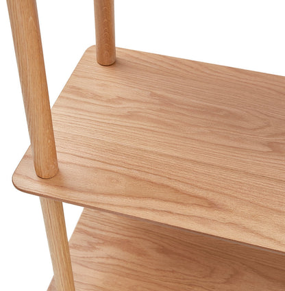 Lunara | Elegante houten wandrek – natuurlijke afwerking-OfficeKing