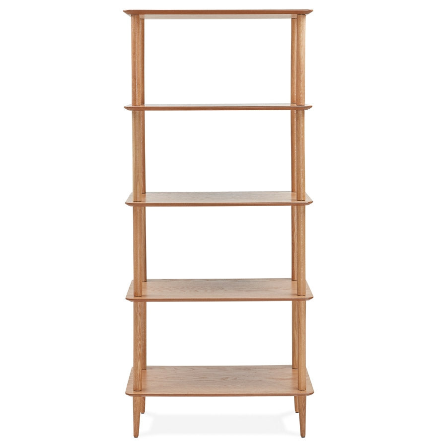 Lunara | Elegante houten wandrek – natuurlijke afwerking-OfficeKing