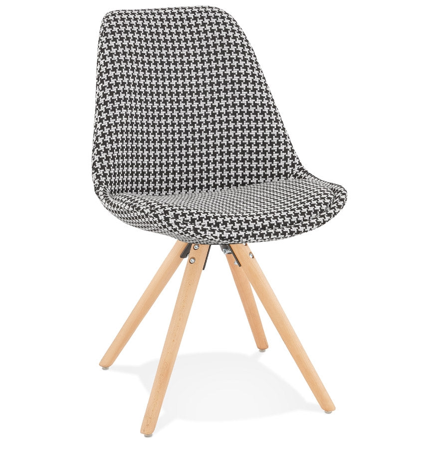 Riviera | Vintage fauteuil in pied-de-poule - elegant en tijdloos