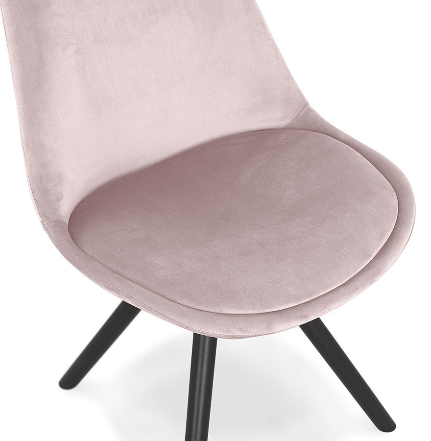 Veloria | Vintage fauteuil in luxe roze fluweel – elegant en stijlvol