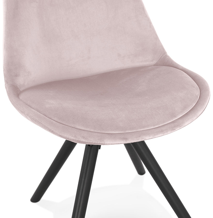 Veloria | Vintage fauteuil in luxe roze fluweel – elegant en stijlvol
