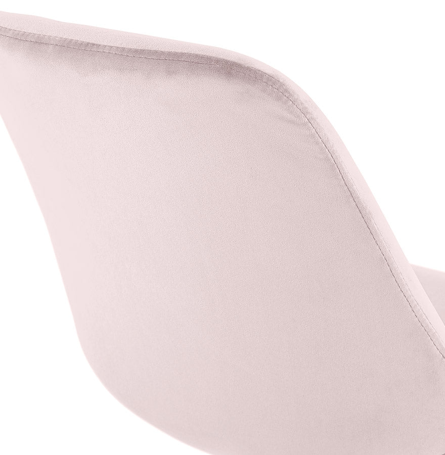 Veloria | Vintage fauteuil in luxe roze fluweel – elegant en stijlvol