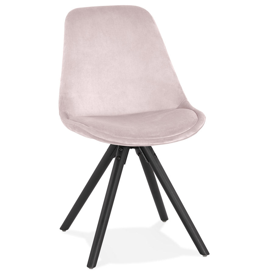 Veloria | Vintage fauteuil in luxe roze fluweel – elegant en stijlvol