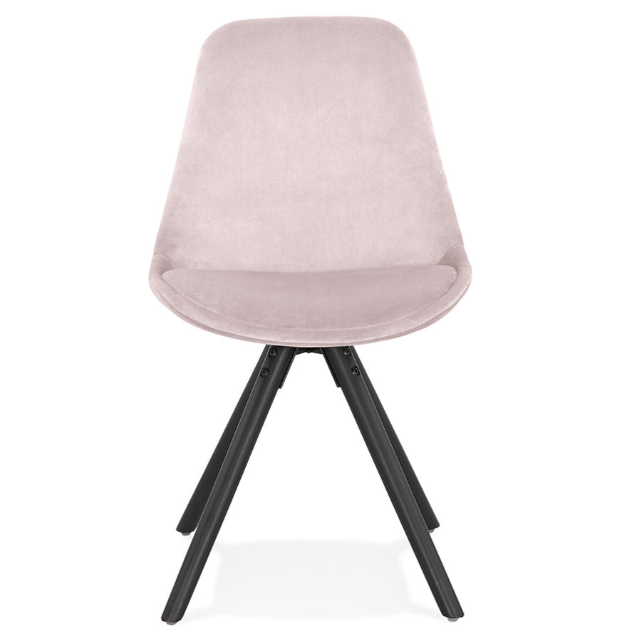 Veloria | Vintage fauteuil in luxe roze fluweel – elegant en stijlvol