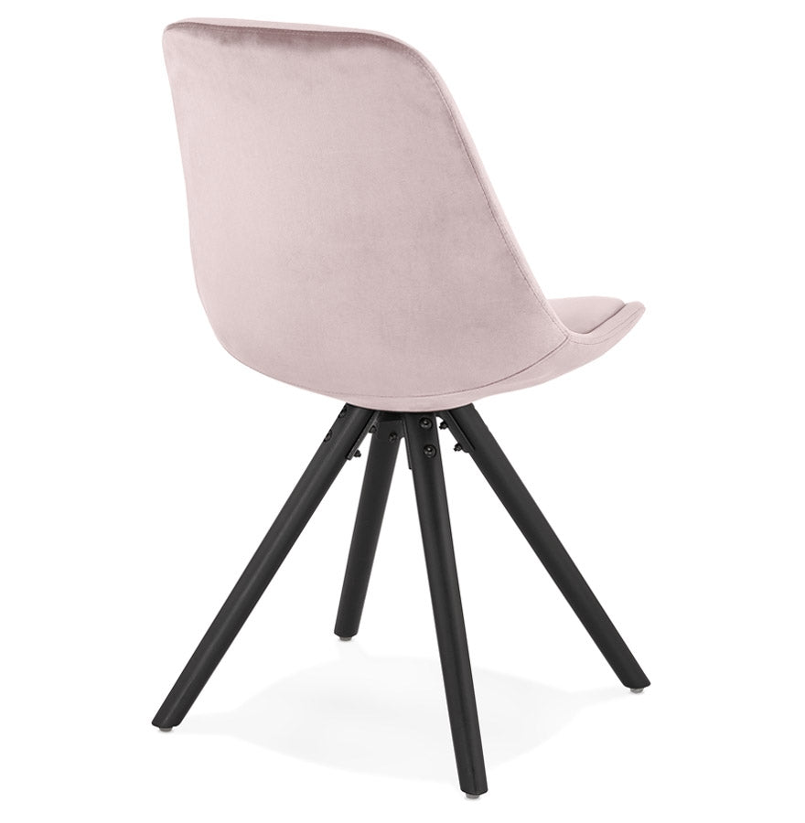 Veloria | Vintage fauteuil in luxe roze fluweel – elegant en stijlvol